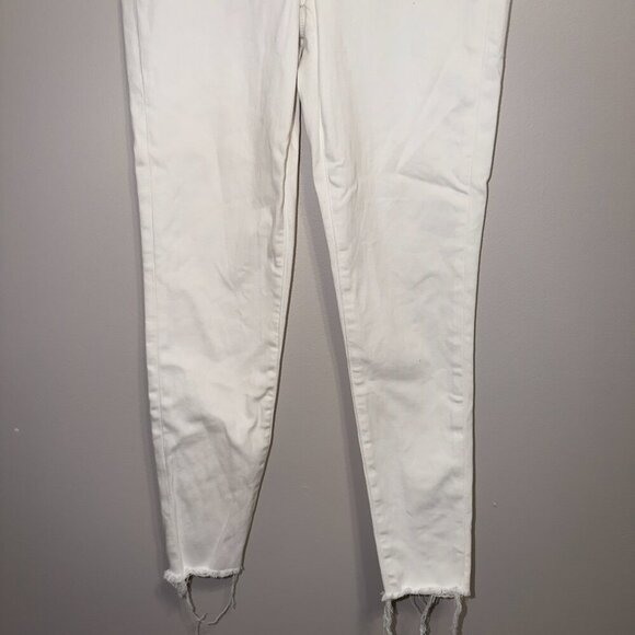 American Eagle Curvy High Rise Jegging Women’s Size 6 White Super Stretch - Picture 5 of 8